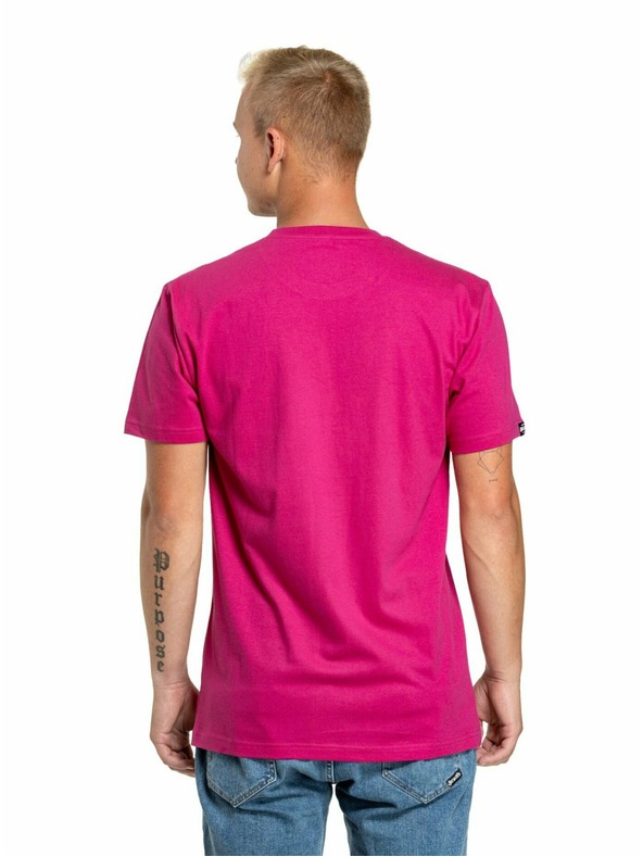 Meatfly Meatfly férfi póló Rele Magenta | Rózsaszín | Méret