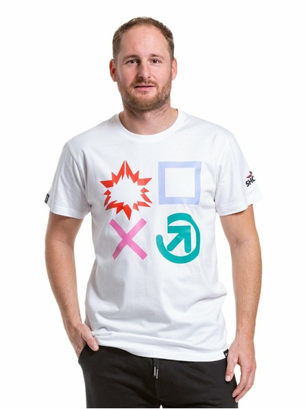 Meatfly Meatfly férfi póló Big Shock Gameon Fehér | Fehér | Méret