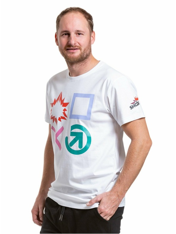 Meatfly Meatfly férfi póló Big Shock Gameon Fehér | Fehér | Méret