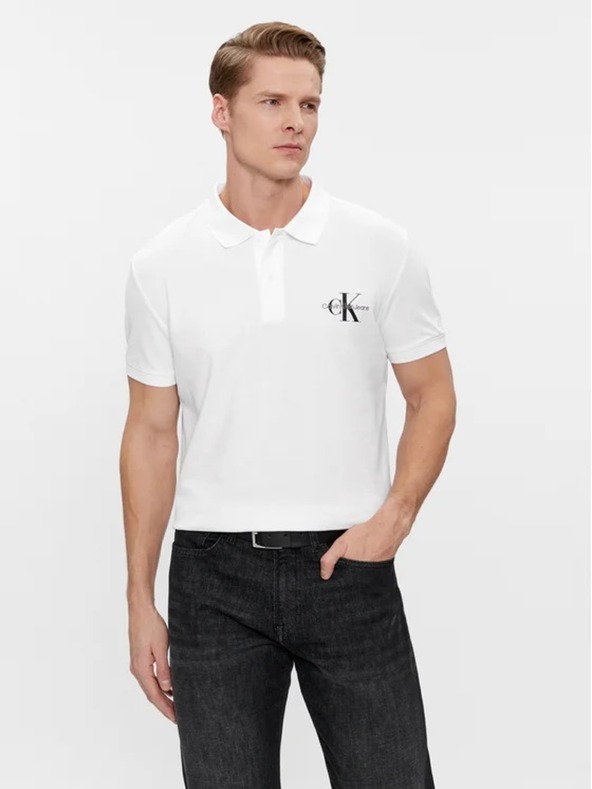 Calvin Klein Calvin Klein férfi fehér regular polo