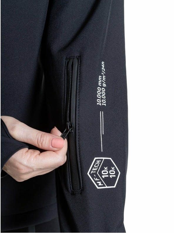 Meatfly Meatfly női softshell dzseki Zaja Logó Fekete | Fekete | Méret