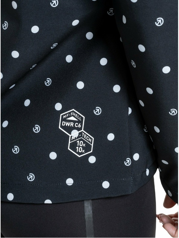 Meatfly Meatfly női softshell dzseki Zaja Pöttyös Fekete | Fekete | Méret
