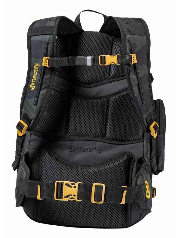 Meatfly Meatfly hátizsák Wanderer Rampage Camo/Brown 28 L | Terep | Térfogat 28 L
