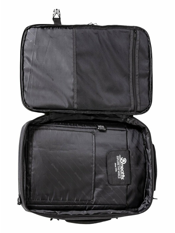 Meatfly Meatfly hátizsák Riley Charcoal Heather 28 L | Szürke | Térfogat 28 L