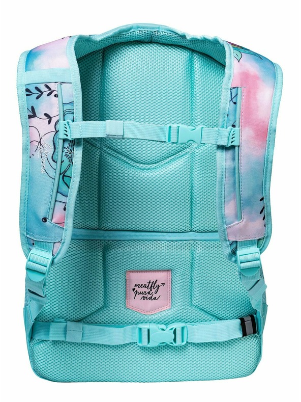 Meatfly Meatfly hátizsák Exile Mint Flowers 24 L
