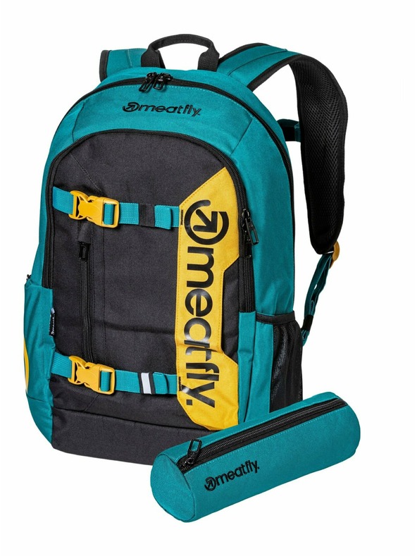 Meatfly Meatfly hátizsák Basejumper Dark Jade/Black 22 L