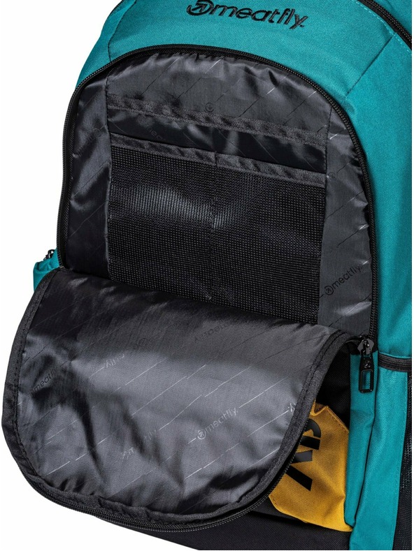 Meatfly Meatfly hátizsák Basejumper Dark Jade/Black 22 L
