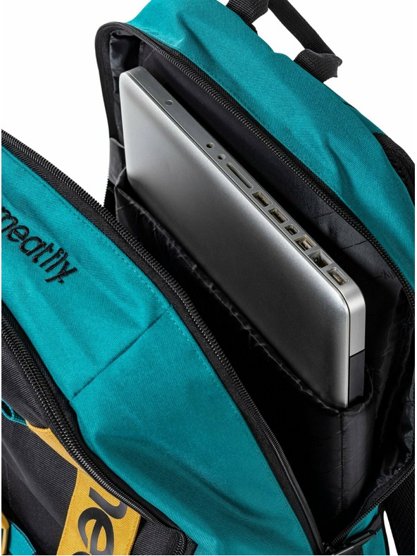 Meatfly Meatfly hátizsák Basejumper Dark Jade/Black 22 L