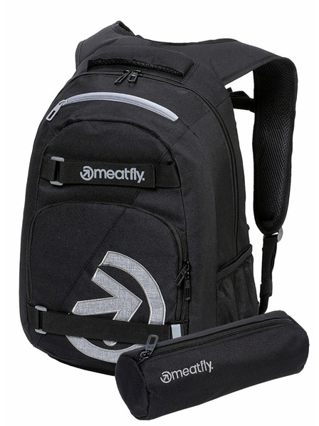 Meatfly Meatfly hátizsák Exile Black 24 L + TOLLTARTÓ AJÁNDÉKBA | Fekete | Térfogat 24 L