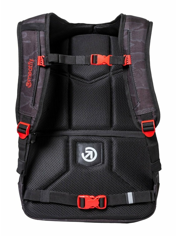 Meatfly Meatfly hátizsák Exile Morph Black 24 L | Fekete | Térfogat 24 L