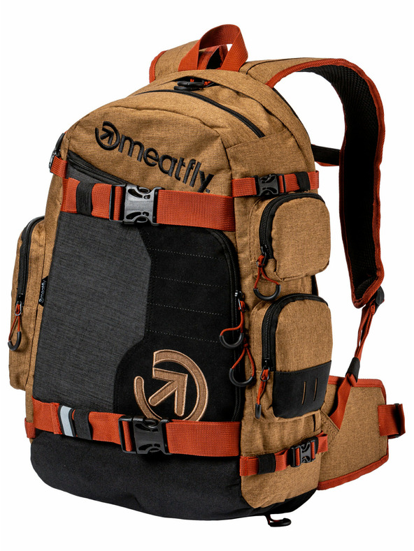 Meatfly Meatfly hátizsák Wanderer Latte Heather/Charcoal Heather 28 L | Barna | Térfogat 28 L