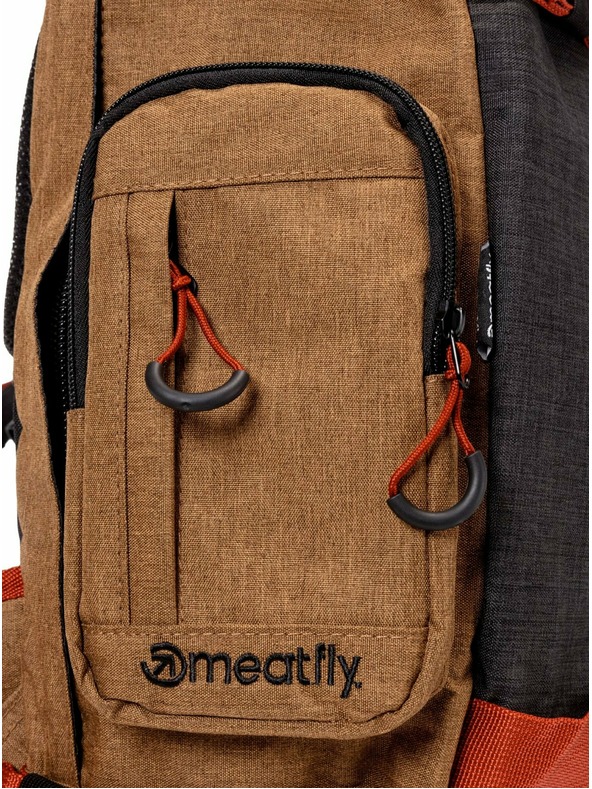 Meatfly Meatfly hátizsák Wanderer Latte Heather/Charcoal Heather 28 L | Barna | Térfogat 28 L