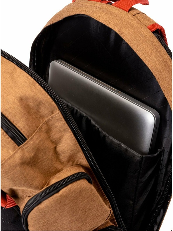 Meatfly Meatfly hátizsák Wanderer Latte Heather/Charcoal Heather 28 L | Barna | Térfogat 28 L