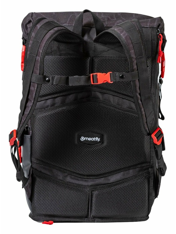 Meatfly Meatfly hátizsák Periscope Morph Black 30 L | Fekete | Térfogat 30 L