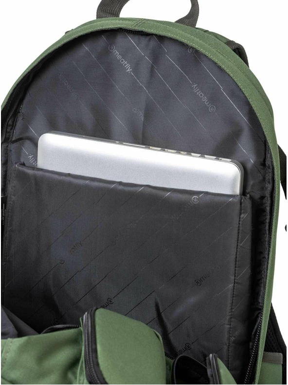 Meatfly Meatfly hátizsák Wanderer Sötét Olívazöld / Black 28 L