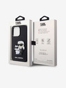 Karl Lagerfeld PU Saffiano Karl and Choupette NFT Hátlap iPhone 14 Pro Max Black Karl Lagerfeld