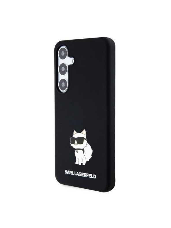 Karl Lagerfeld Karl Lagerfeld Liquid Silicone Choupette NFT Hátlap Samsung Galaxy S24+ Black