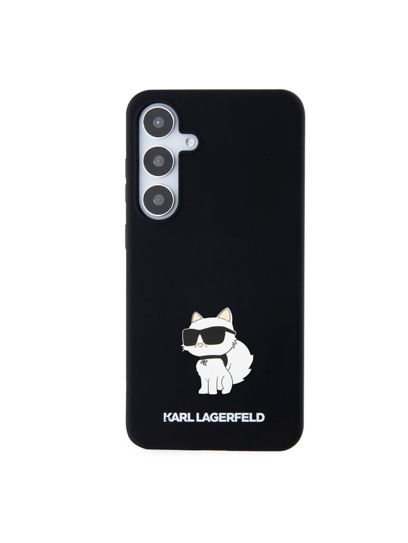 Karl Lagerfeld Karl Lagerfeld Liquid Silicone Choupette NFT Hátlap Samsung Galaxy S24+ Black