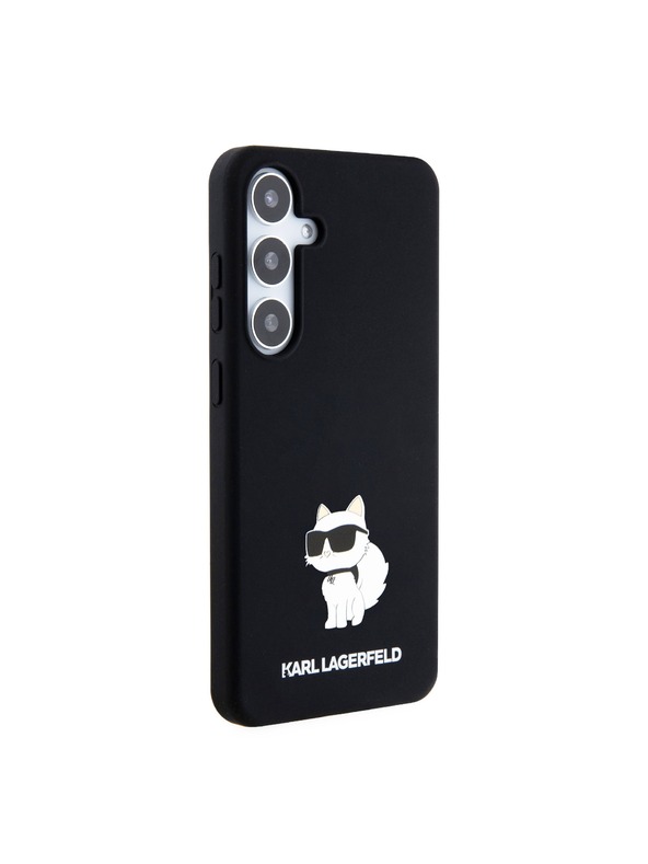 Karl Lagerfeld Karl Lagerfeld Liquid Silicone Choupette NFT Hátlap Samsung Galaxy S24+ Black