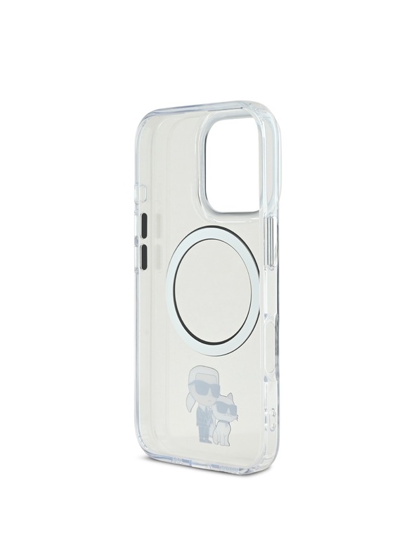 Karl Lagerfeld Karl Lagerfeld IML Karl and Choupette MagSafe Hátlap iPhone 16 Pro Max Áttetsző