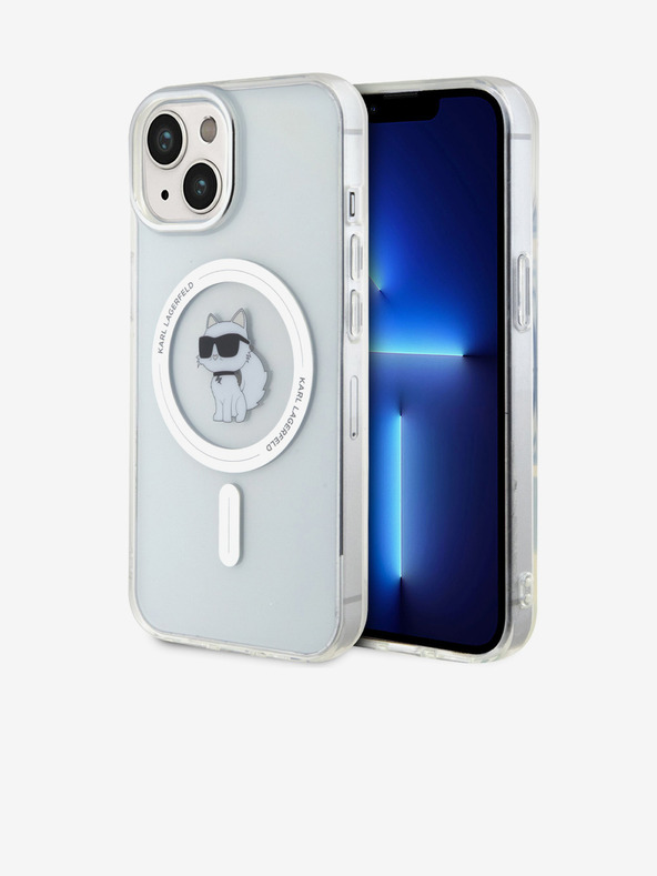 Karl Lagerfeld Karl Lagerfeld IML Choupette MagSafe Hátlap iPhone 15 Átlátszó