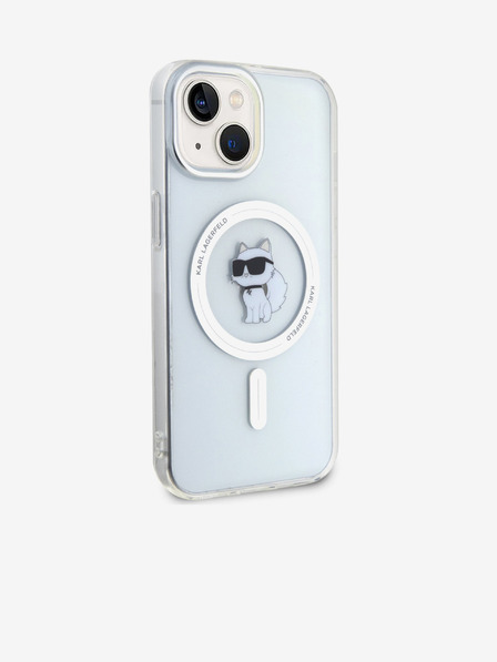 Karl Lagerfeld Karl Lagerfeld IML Choupette MagSafe Hátlap iPhone 15 Átlátszó