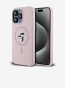 Karl Lagerfeld Hátlap iPhone 14 Pro Karl Lagerfeld Folyékony Szilikon Karl és Choupette Magsafe