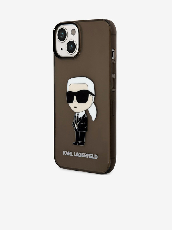 Karl Lagerfeld Karl Lagerfeld IML Ikonikus NFT Hátlap iPhone 14 Plus Fekete