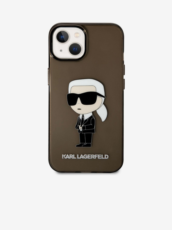 Karl Lagerfeld Karl Lagerfeld IML Ikonikus NFT Hátlap iPhone 14 Plus Fekete