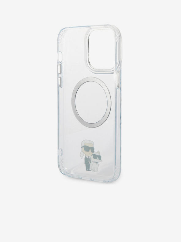 Karl Lagerfeld IML Karl és Choupette NFT MagSafe Hátlap iPhone 13 Pro Max Átlátszó Karl Lagerfeld