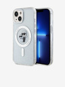 Karl Lagerfeld Karl Lagerfeld IML Csillogó Karl és Choupette MagSafe Hátlap iPhone 15 Átlátszó