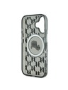 Karl Lagerfeld Karl Lagerfeld IML Monogram K&CH Fejek MagSafe Hátlap iPhone 16 Fekete