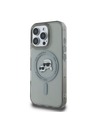 Karl Lagerfeld Karl Lagerfeld IML K&CH Fejek Fém Keret MagSafe Hátlap iPhone 16 Pro Max Fekete