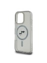 Karl Lagerfeld Karl Lagerfeld IML K&CH Fejek Fém Keret MagSafe Hátlap iPhone 16 Pro Max Fekete