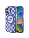 Karl Lagerfeld Karl Lagerfeld IML Monogram K&CH Fejek MagSafe Hátlap iPhone 16 Lila