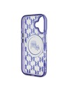 Karl Lagerfeld Karl Lagerfeld IML Monogram K&CH Fejek MagSafe Hátlap iPhone 16 Lila