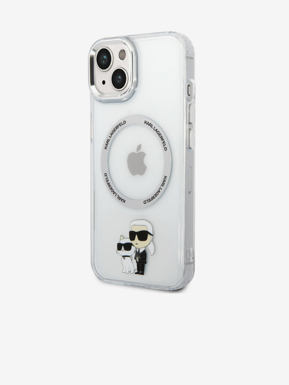 Karl Lagerfeld Karl Lagerfeld IML Karl és Choupette NFT MagSafe Hátlap iPhone 13 Átlátszó