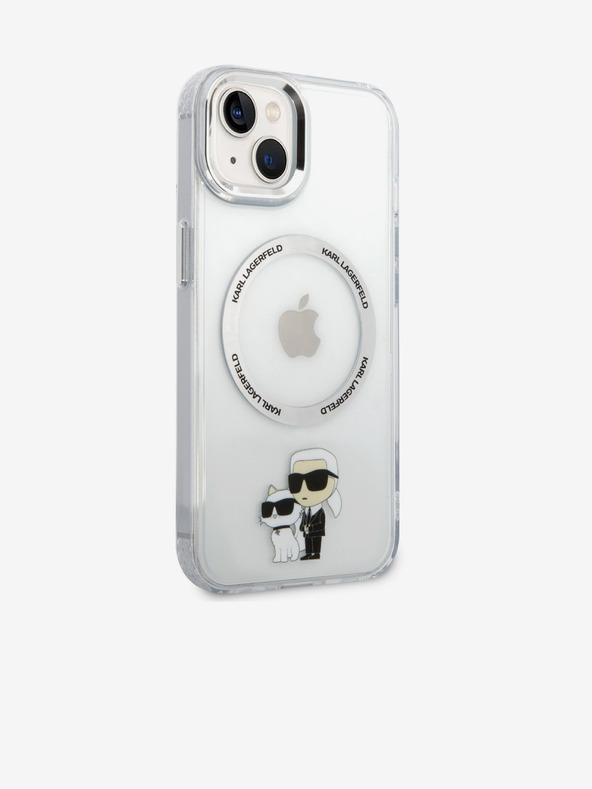 Karl Lagerfeld Karl Lagerfeld IML Karl és Choupette NFT MagSafe Hátlap iPhone 13 Átlátszó