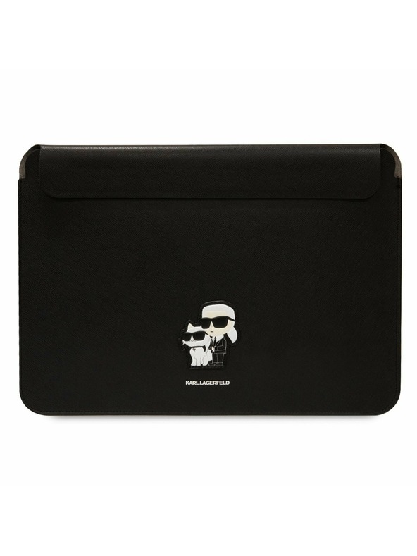 Karl Lagerfeld Karl Lagerfeld Saffiano Karl és Choupette Notebook Tok 15/16 Fekete