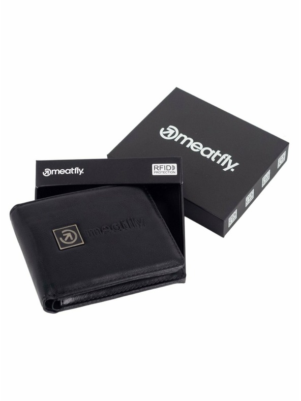 Meatfly Meatfly pénztárca Darin Black | Fekete | Méret