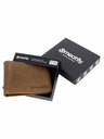 Meatfly Meatfly bőr pénztárca Eliot Premium Oak | Barna | Méret