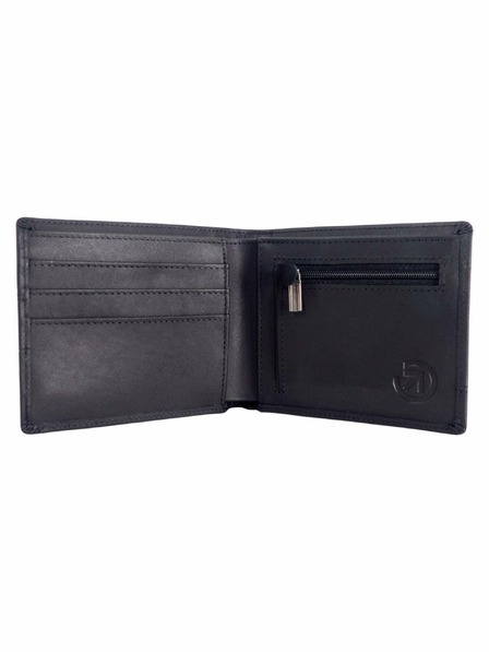 Meatfly Meatfly bőr pénztárca Zac Premium Black | Fekete | Méret