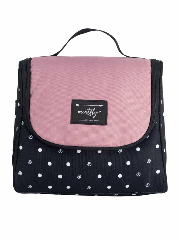 Meatfly Meatfly kozmetikai táska Cara Black Dots