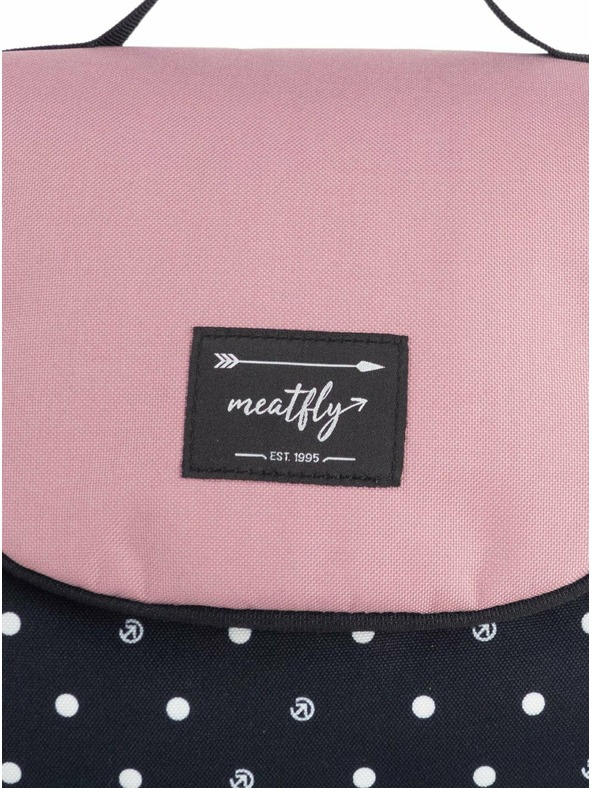 Meatfly Meatfly kozmetikai táska Cara Black Dots