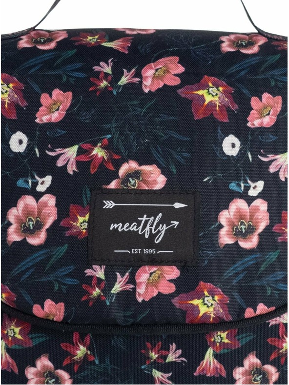 Meatfly Meatfly kozmetikai táska Cara Hibiscus | Fekete | Méret
