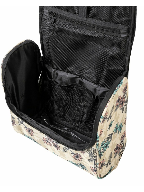 Meatfly Meatfly kozmetikai táska Cara Fragnance Sand | Fekete | Térfogat 6 L