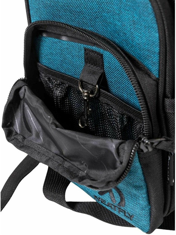 Meatfly Meatfly férfi táska Hardy Petrol Heather | Kék | Térfogat 1,5 L