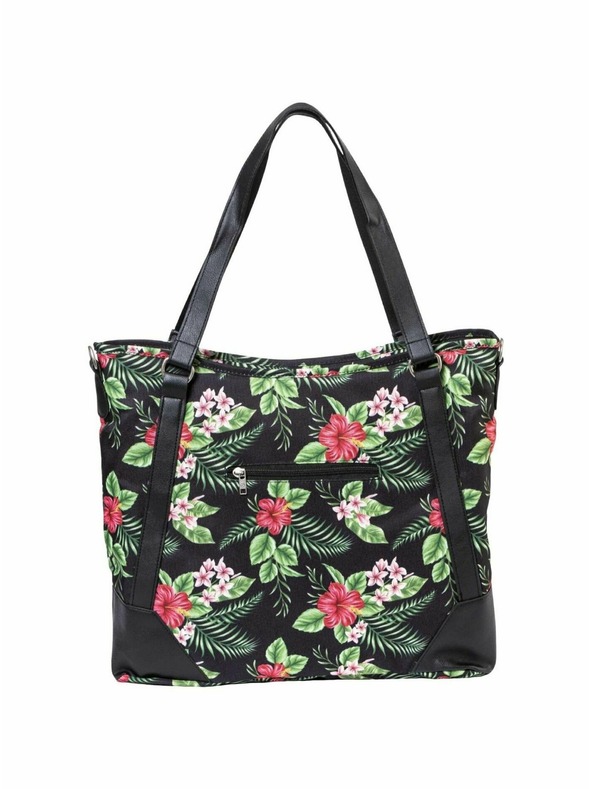 Meatfly Meatfly női táska Insanity Tropical Black | Fekete | Térfogat 11 L