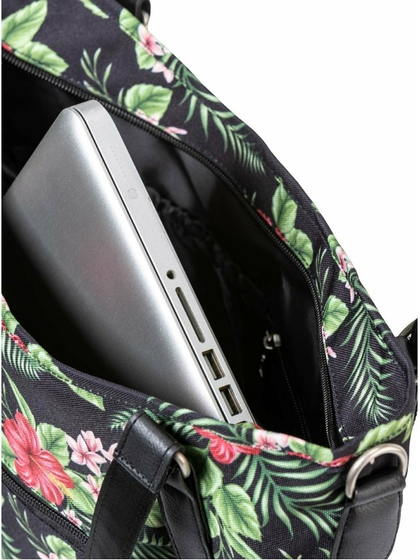 Meatfly Meatfly női táska Insanity Tropical Black | Fekete | Térfogat 11 L