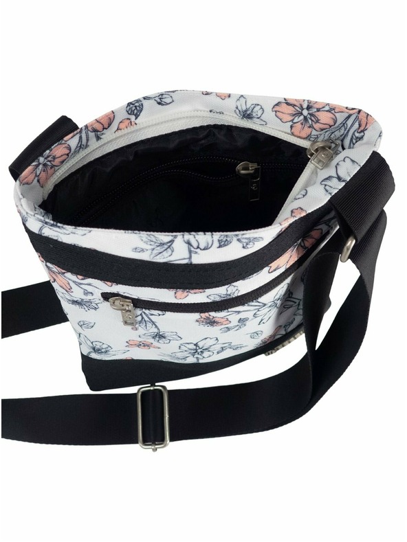 Meatfly Meatfly női táska Dixie Blossom White | Fehér | Térfogat 0,4 L